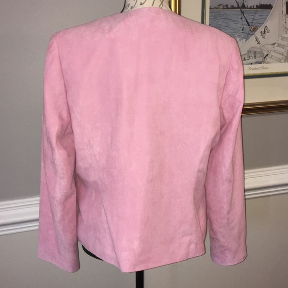 Gorgeous Dress Barn Pink Jacket - elegant trim XL - Picture 4 of 5
